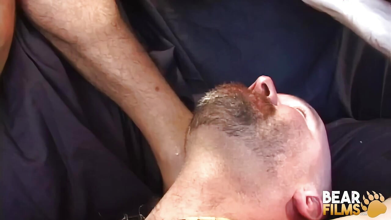 Bearfilms Sexy Bears Arch Waller and Derek Bradley Dominates Tp Deaux in Threesome