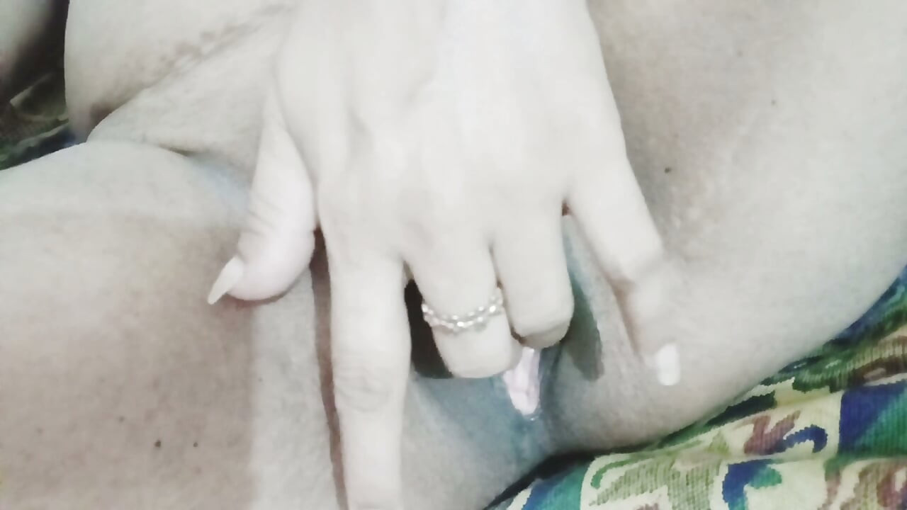 Playing with Boobs Alone At Home