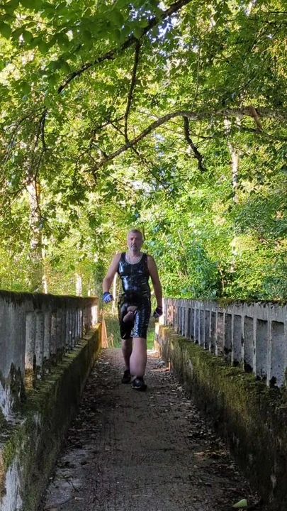 on the bridge