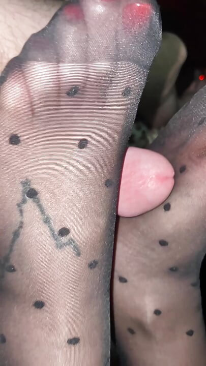 Sie rühmte sich einer neuen pediküre