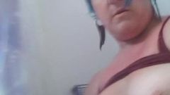 Sexy chubby natural huge trans dyke cums loads for ur pussy