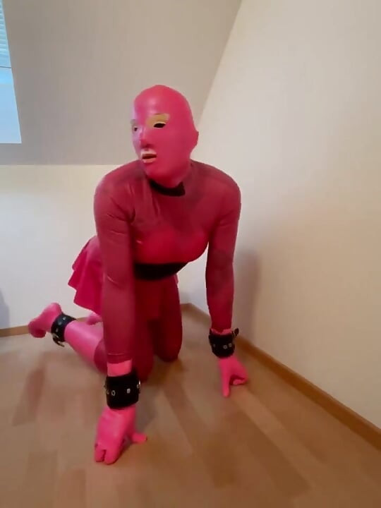 Pink Rubberdoll Sissy Slavegirl Fullrubber Three Latex Layers