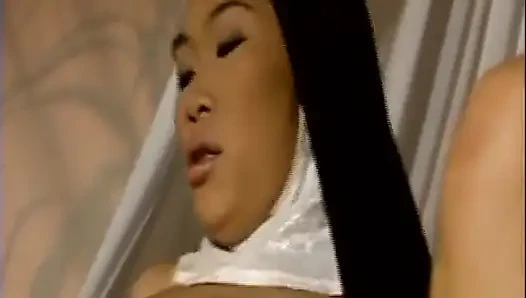 Brunette German Cougar with Big Ass Gets DP in Fetish Orgy