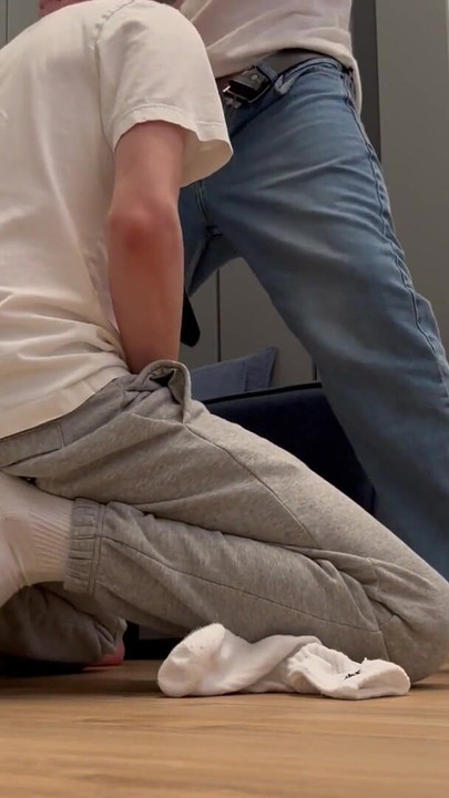 Jaw-dropping moment from "Hot gay blowjob"