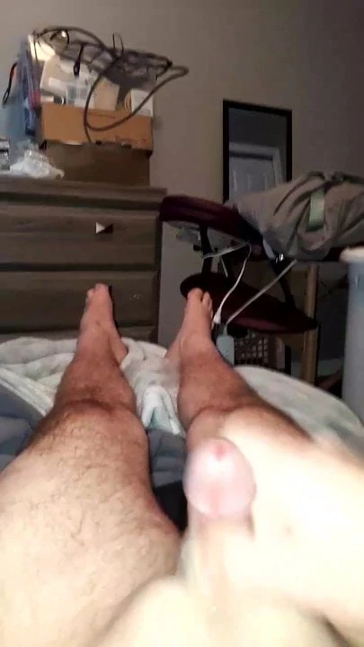 Little dick cuckold jerks off