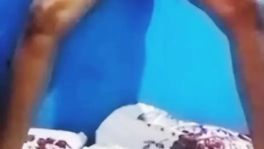 Mama Play Her Pussy on Video Call Ep3 XXX