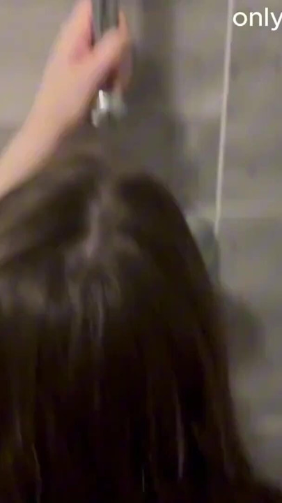 Young nympho wanted cock and sperm right in the shower | Clip 1
