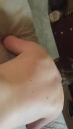 Uncut dick fucking me
