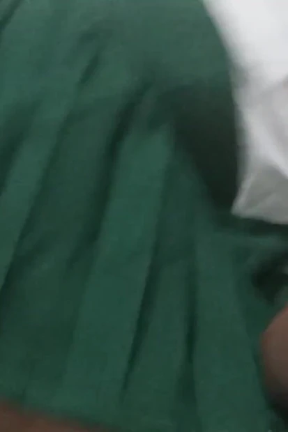 African Teen Bitch in Uniform. Fucks Cowgirl After School