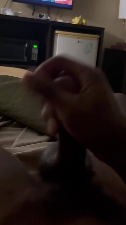 Relaxing after work  i stroke it good