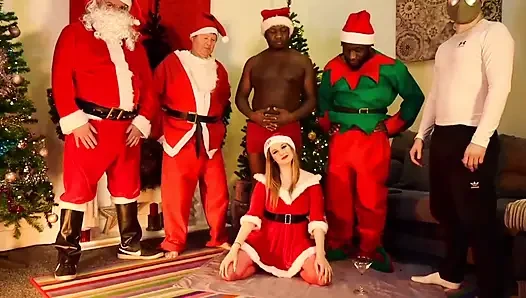 Eliza_smoke Xmas Bukkake