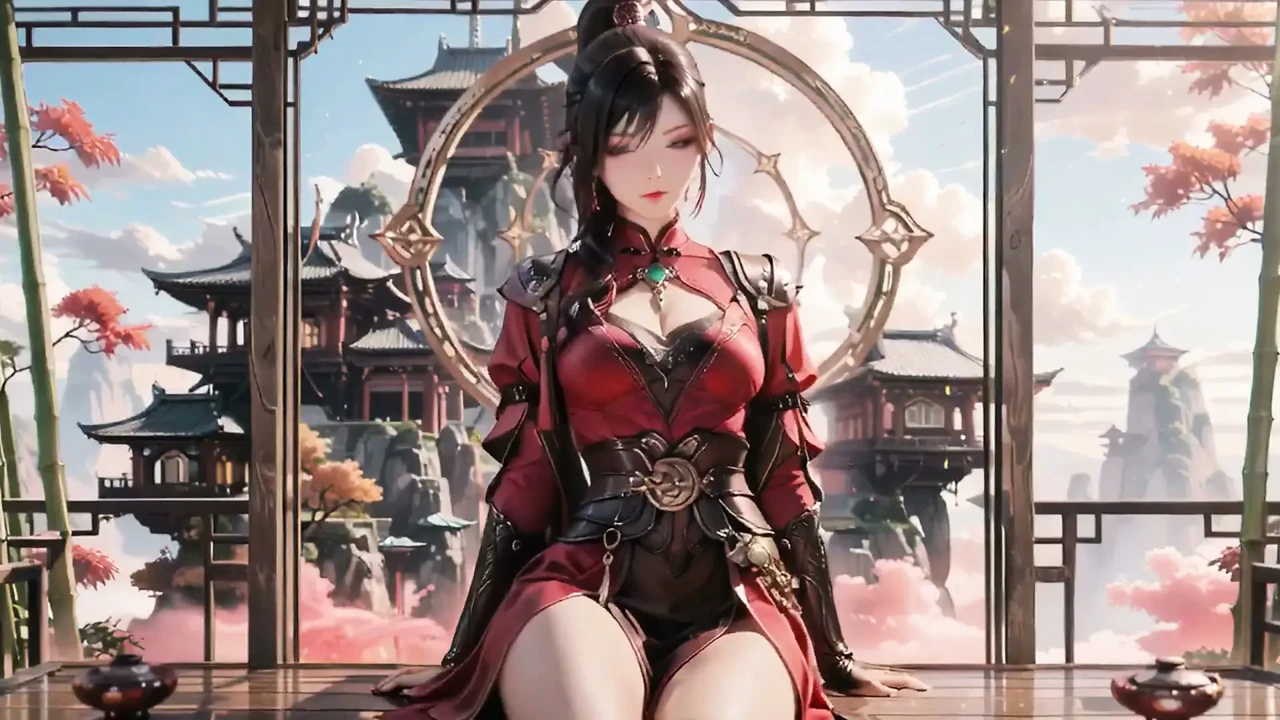 Red Armor Queen in the Floating City! Epic Fantasy Tease.