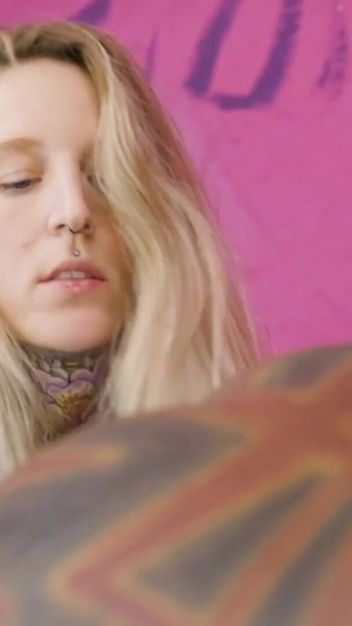 Wild Alternative Orgy with Tattooed Alt Girls and BIG COCK | Clip 1