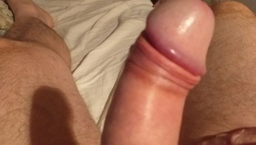 Licking my wife's pussy until she gets an orgasm.