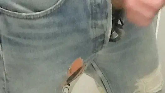 Denim jeans masturbation