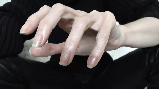 Creamed Hands Close-ups