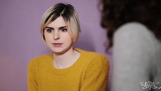 TRANS ANGELS - Stunning Tgirls Alisia Rae And Daisy Taylor Make Out And Play With Each Other's Hole Until They Both Cum