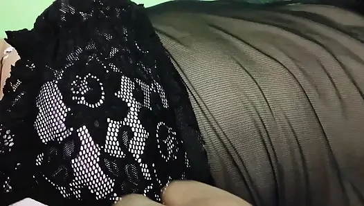 Female friend was come for Birthday Celibration at Friend's home.