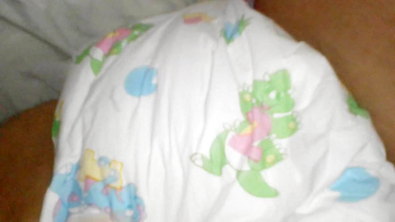 On my bed in my nappy 270118