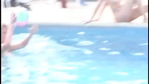 Hot MILFs in swimming pool
