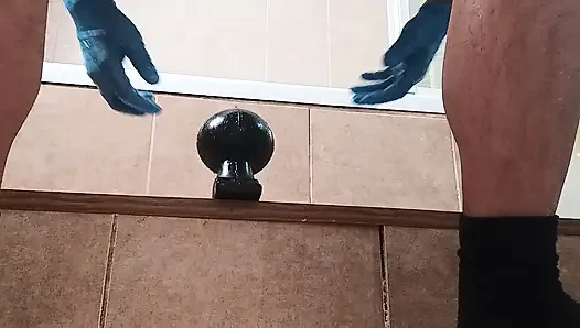The bulb blooms when she sees my welcoming and juicy pussy burning with anticipation to be filled and enlarged