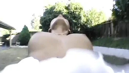 She is big titted MILF who is here to get fucked outside