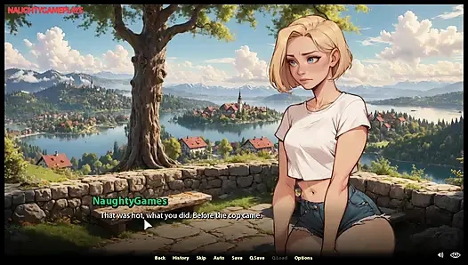 Sex with a Cock Hungry Blonde Girl and Her Man They Got Caught - Moonripple Lake 01 By BCG