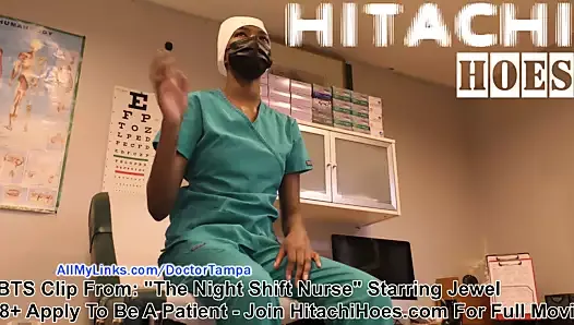 SFW NonNude BTS From Jewel's The Night Shift Nurse Needs An Orgasm, Patient Room ChitChat ,Watch Film At HitachiHoes.Com