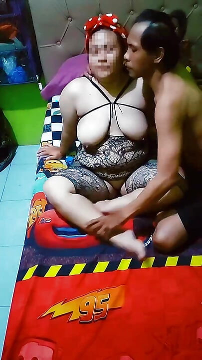Hot Aunty Chubby Body Stocking