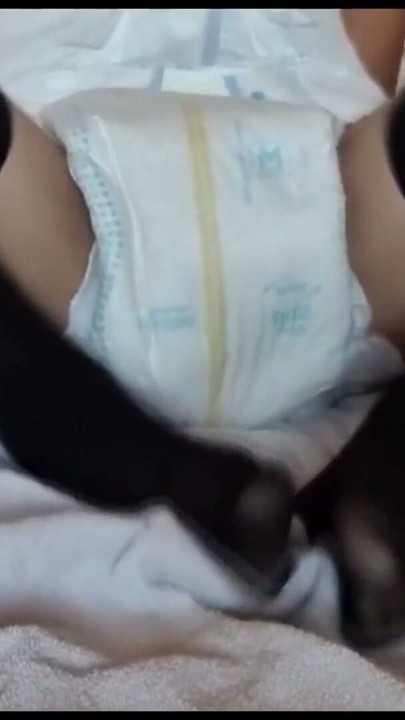 Sissy Plugged And Diaper Changed | Clip 2