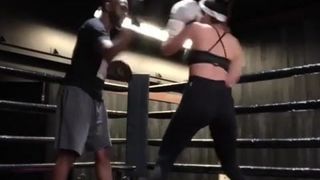 Joann huizar sexy boxeo