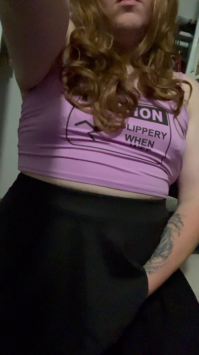 Clitty is leaking from how horny I am