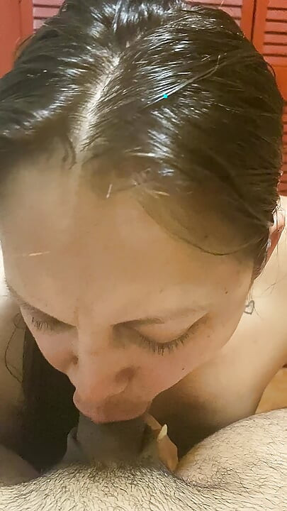 Horny Latina and slut fucking and sucking until she swallows every drop of cum