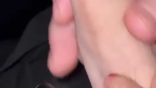 Daddy Cums on Melove Sexy Small Feet