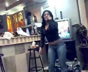 Arab girl dancing