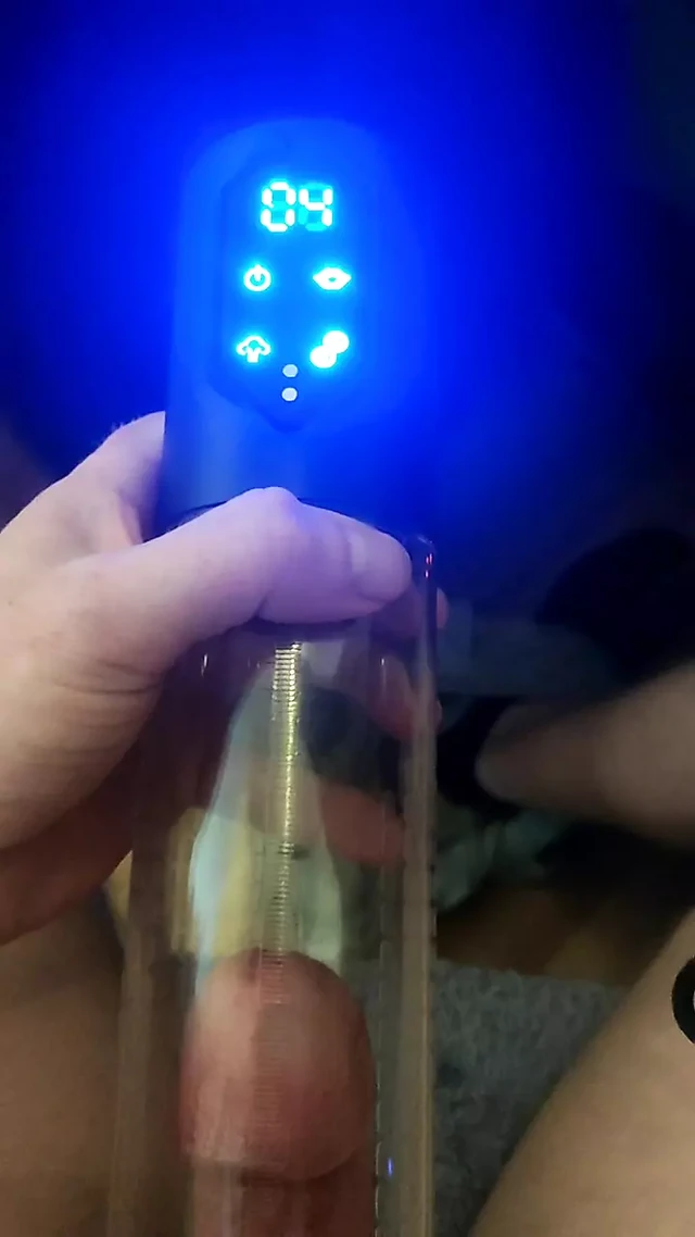 Daily exercise with the penis pump