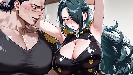 Crocodile (OP) x Fubuki (Chained Soldier)