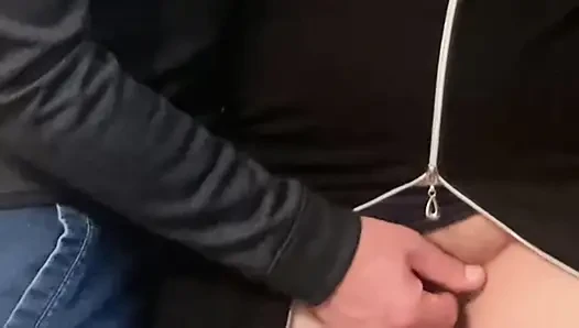 Wow! Dirty Stranger Fingers Rubbing My Pussy in the Subway