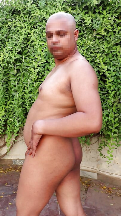 Fat Sexy Nude Boy Outdoor Showing Big Spicy Ass and Ass Hole in Public