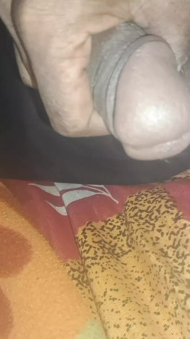 Video in hand at night