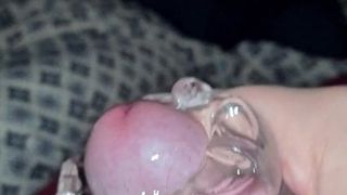 Cumshot with sextoy