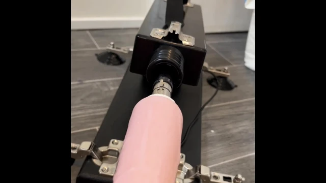 MILF gets fucked by machine and makes herself squirt