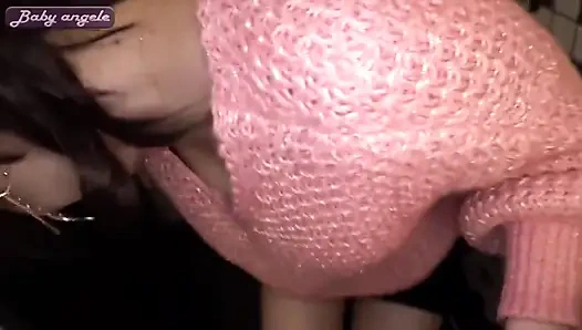 muncrat yang tak terduga. Puting merah muda kewalahan oleh creampie piston mentah bagian 1