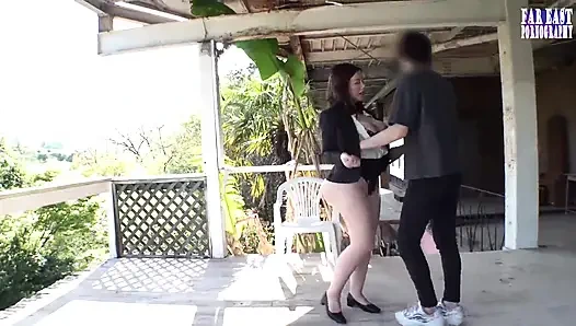 Мега-бедра соблазняют на жирном свидании, как шлепанная мокрая красотка получает работу сзади - часть.2