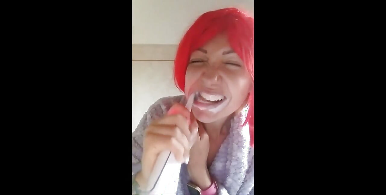 Brushing Your Teeth Is Important and Chantal Loves to Fill Her Mouth with... Toothpaste