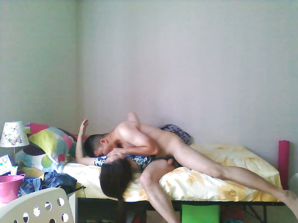 Submissive Teen Chinese Slut Sucks My Dick and Swallows My Cum