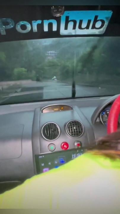 I Pay the Uber with a Blowjob and Fuck in the Parking Lot of My Building