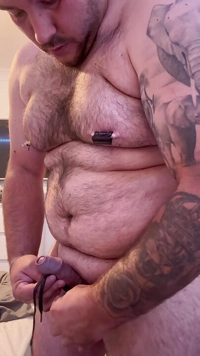 Cock bondage under clothes public part 2 uncovering