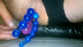 Dildo and beads