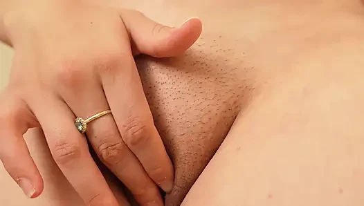 Big tits and camel toe pussy then masturbation is all this horny Indian stepsister knows